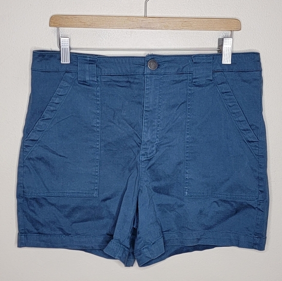 Violets & Roses | Blue Utility Shorts Size 14/32 - Picture 1 of 4